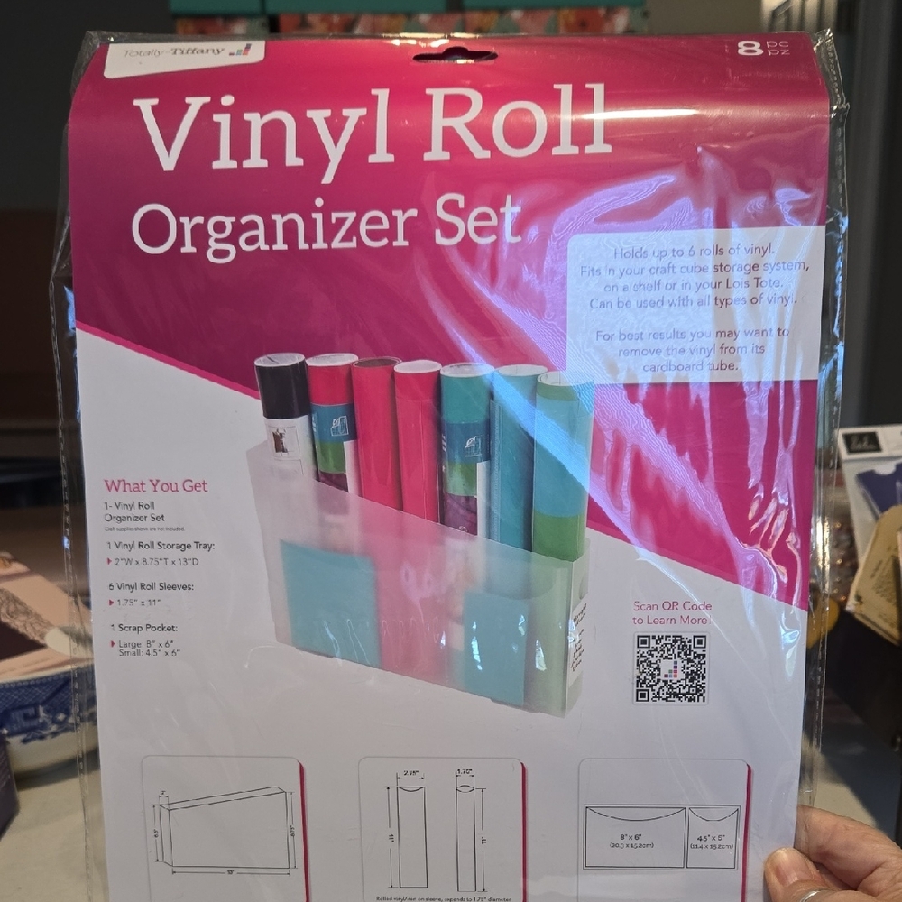 Totally Tiffany Vinyl Roll Organizer Set - NEW